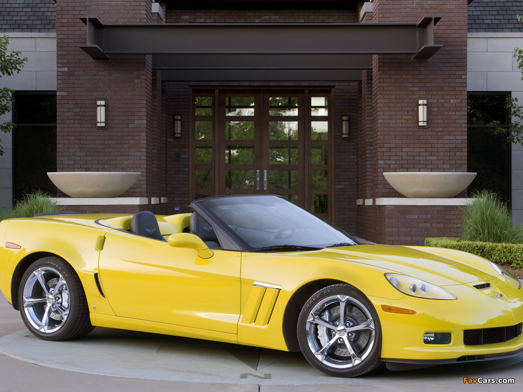 Chevrolet Corvette Grand Sport Convertible (C6) 2009–13 photos (1024 x 768)