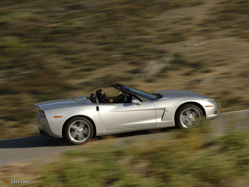 Photos of Chevrolet Corvette Convertible (C6) 2004–2013 (1024 x 768)