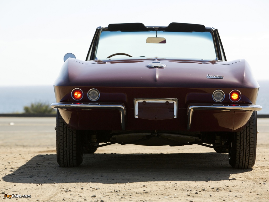 Chevrolet Corvette Sting Ray 327 Convertible (C2) 1966 wallpapers (1024 x 768)