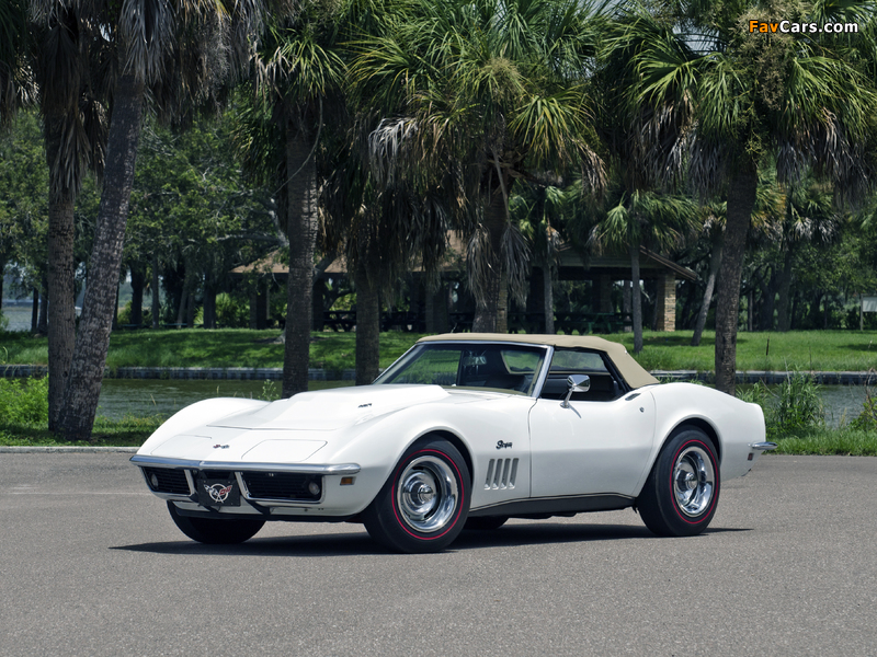 Chevrolet Corvette Stingray L88 Convertible (19467) 1969 wallpapers (800 x 600)