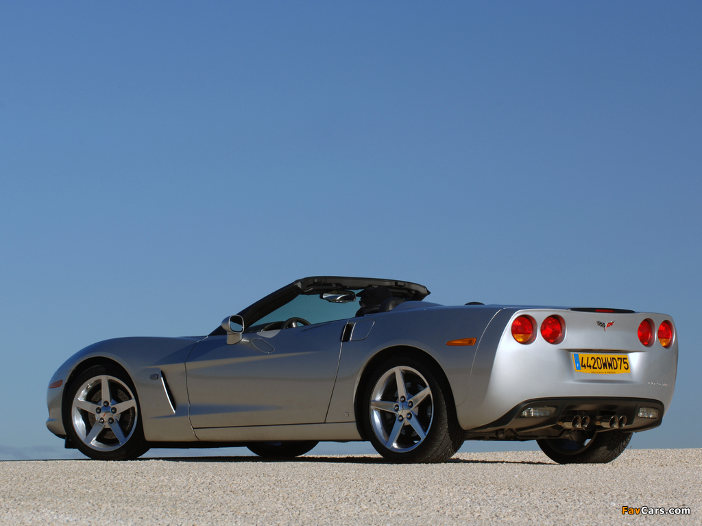 Chevrolet Corvette Convertible (C6) 2004–2013 wallpapers (1024 x 768)