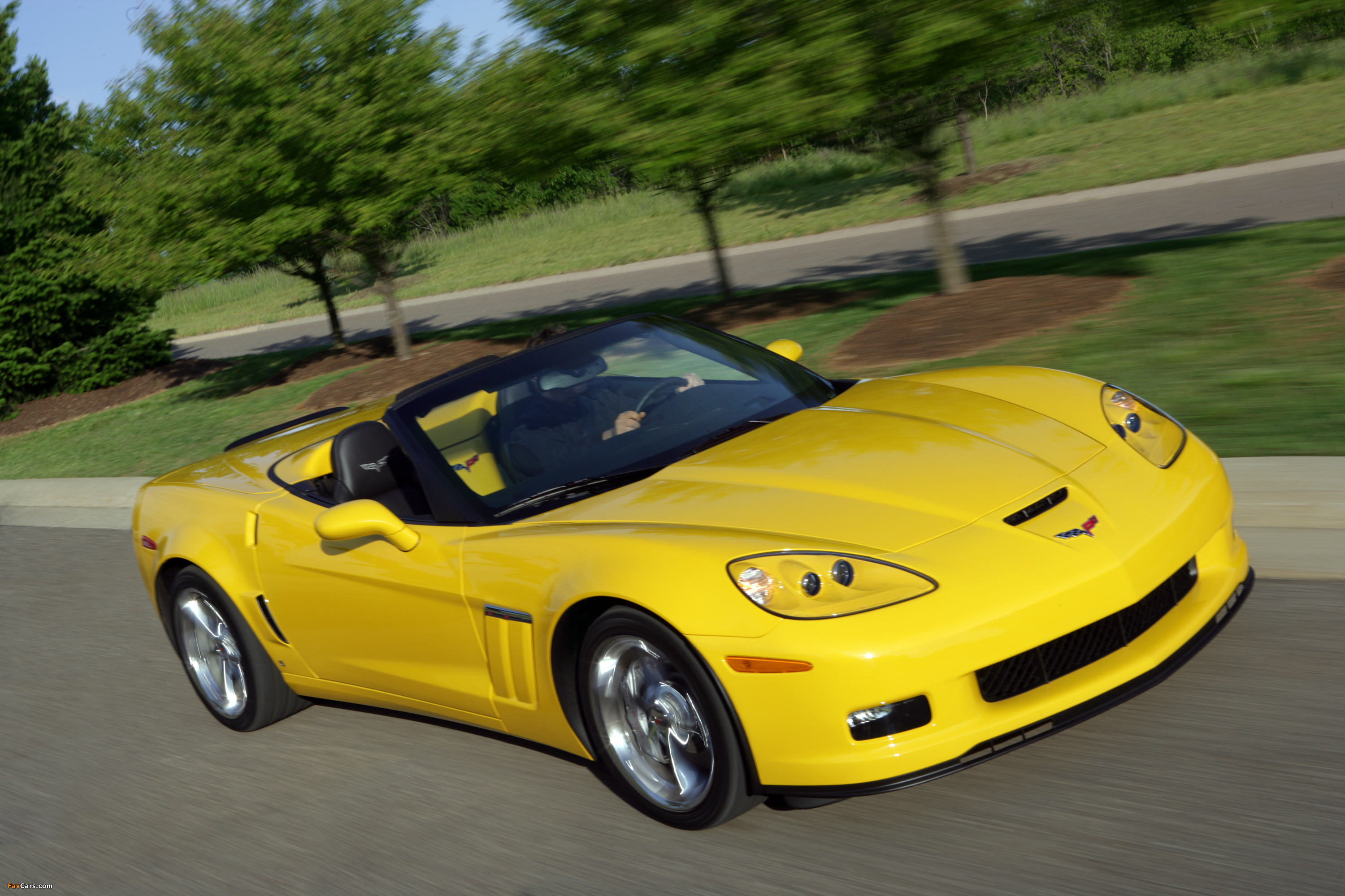 Chevrolet Corvette Grand Sport Convertible (C6) 2009–13 wallpapers (3000 x 2000)