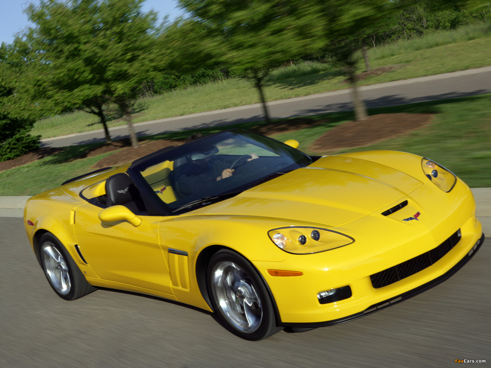 Chevrolet Corvette Grand Sport Convertible (C6) 2009–13 wallpapers (1600 x 1200)