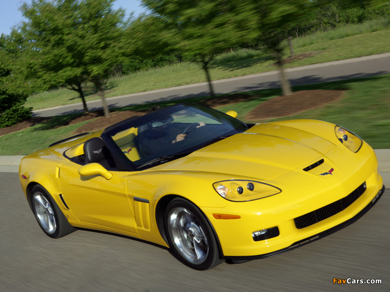 Chevrolet Corvette Grand Sport Convertible (C6) 2009–13 wallpapers (800 x 600)