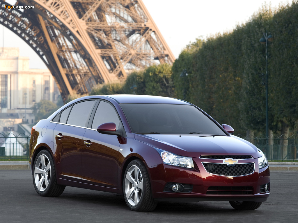 Chevrolet Cruze (J300) 2009–12 wallpapers (1024 x 768)