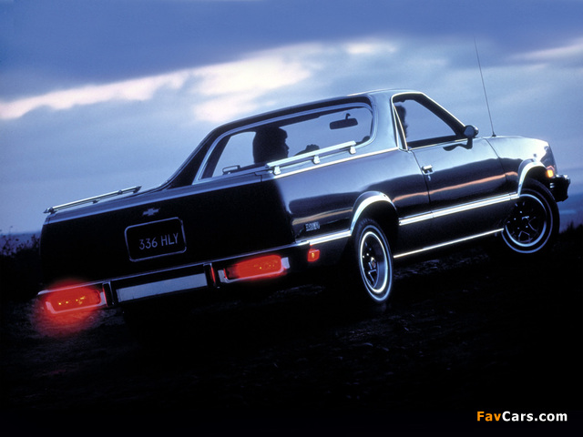 Chevrolet El Camino Conquista 1982–87 photos (640 x 480)