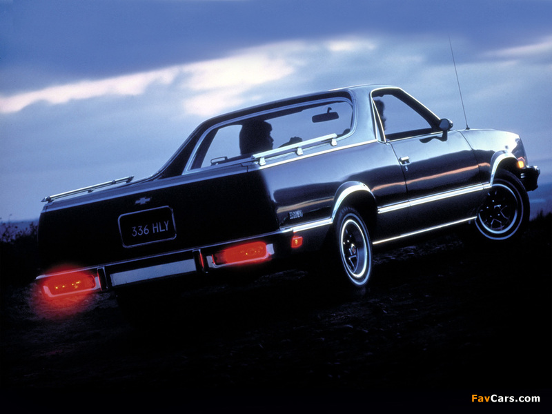 Chevrolet El Camino Conquista 1982–87 photos (800 x 600)