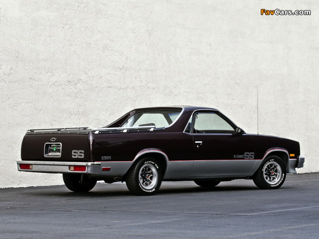 Chevrolet El Camino SS 1982–87 wallpapers (640 x 480)