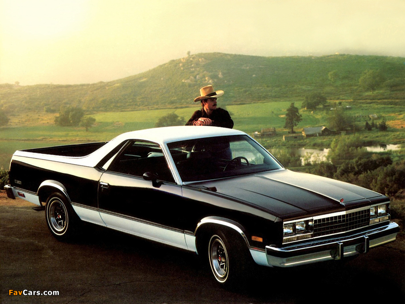 Chevrolet El Camino 1982–87 wallpapers (800 x 600)