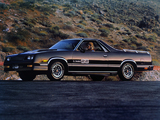 Chevrolet El Camino SS by Choo Choo Customs 1984–87 wallpapers