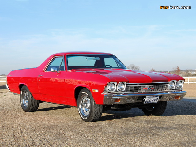 Chevrolet El Camino 1968 pictures (640 x 480)