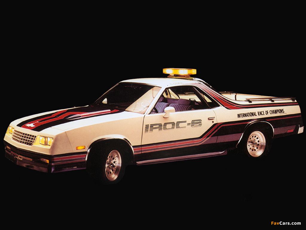 Images of Chevrolet El Camino IROC-S Pace Car by Choo Choo Customs 1984 (1024 x 768)