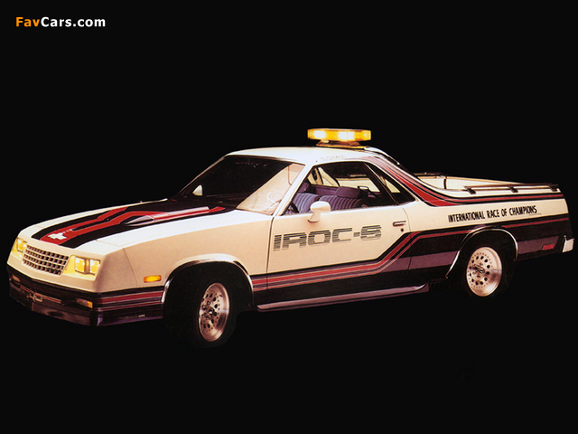 Images of Chevrolet El Camino IROC-S Pace Car by Choo Choo Customs 1984 (640 x 480)