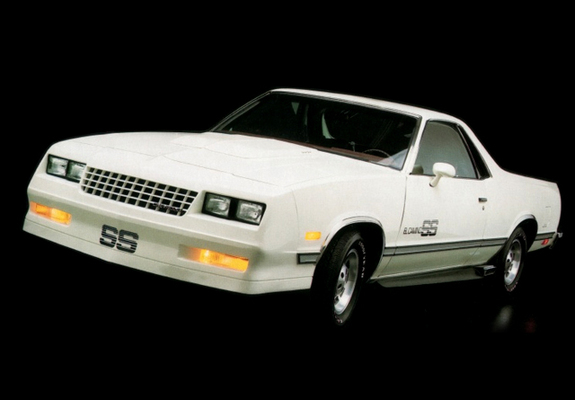 Pictures of Chevrolet El Camino SS by Choo Choo Customs 1984–87