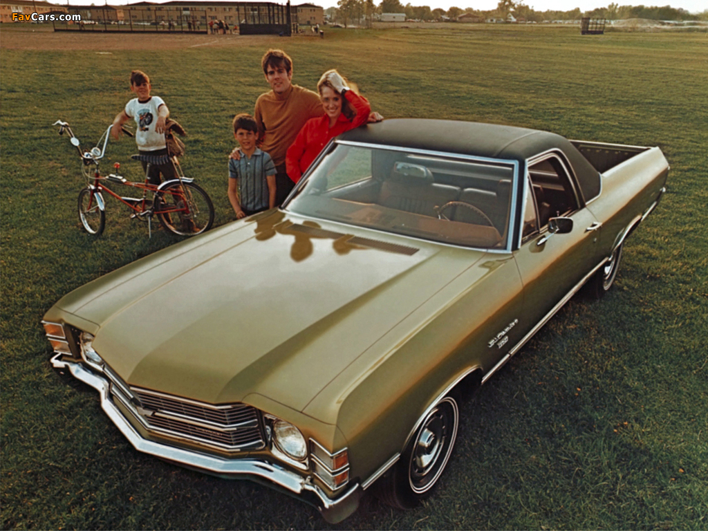 Chevrolet El Camino 1971 wallpapers (1024 x 768)