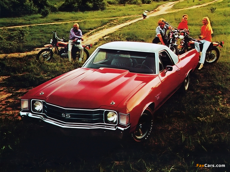 Chevrolet El Camino SS 1972 wallpapers (800 x 600)