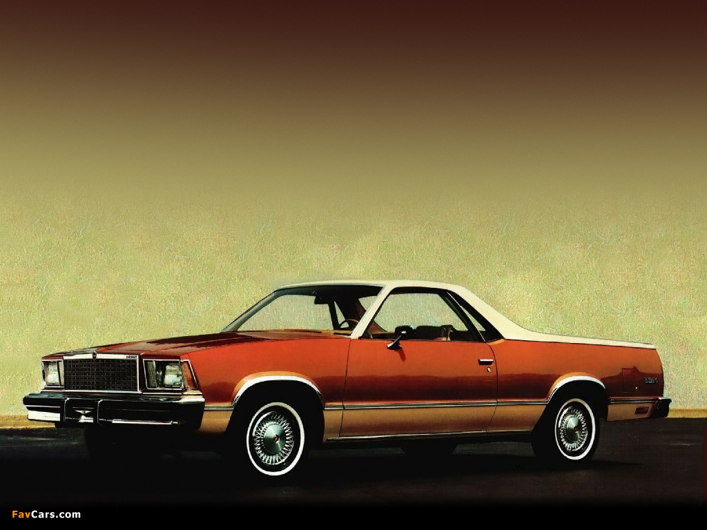 Chevrolet El Camino 1978–81 wallpapers (1024 x 768)