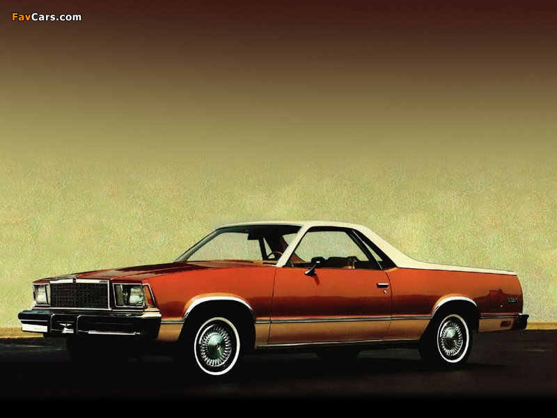 Chevrolet El Camino 1978–81 wallpapers (800 x 600)