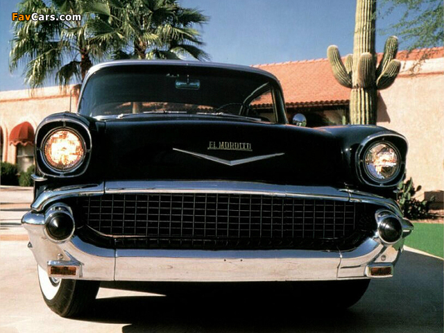 Chevrolet El Morocco by R. Allender & Co. 1957 wallpapers (640 x 480)