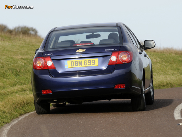 Images of Chevrolet Epica UK-spec (V250) 2006–08 (640 x 480)