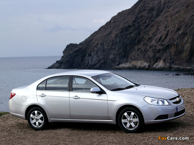 Pictures of Chevrolet Epica (V250) 2006–08 (640 x 480)