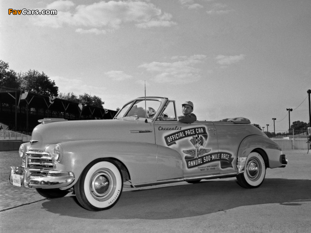 Chevrolet Fleetmaster Convertible Indy 500 Pace Car 1948 wallpapers (640 x 480)