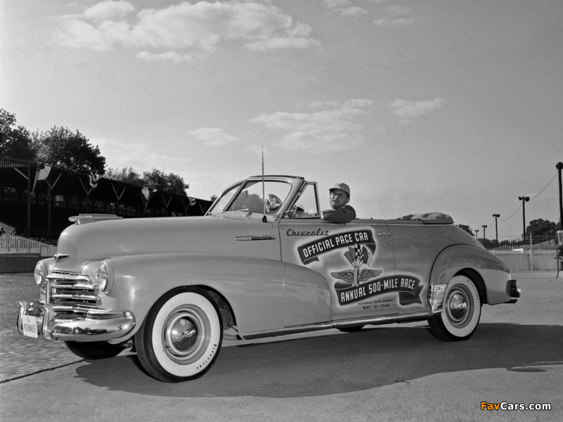 Chevrolet Fleetmaster Convertible Indy 500 Pace Car 1948 wallpapers (800 x 600)