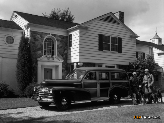 Images of Chevrolet Fleetmaster Station Wagon (EK-2109) 1947 (640 x 480)