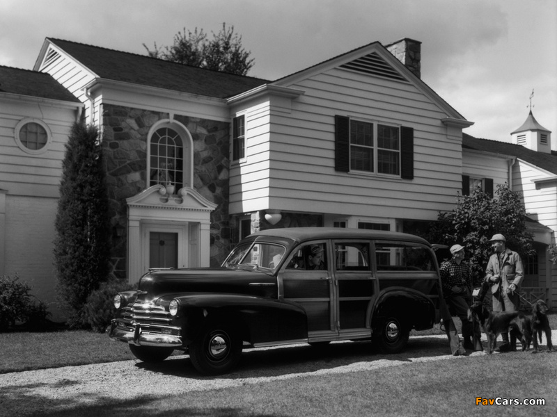 Images of Chevrolet Fleetmaster Station Wagon (EK-2109) 1947 (800 x 600)