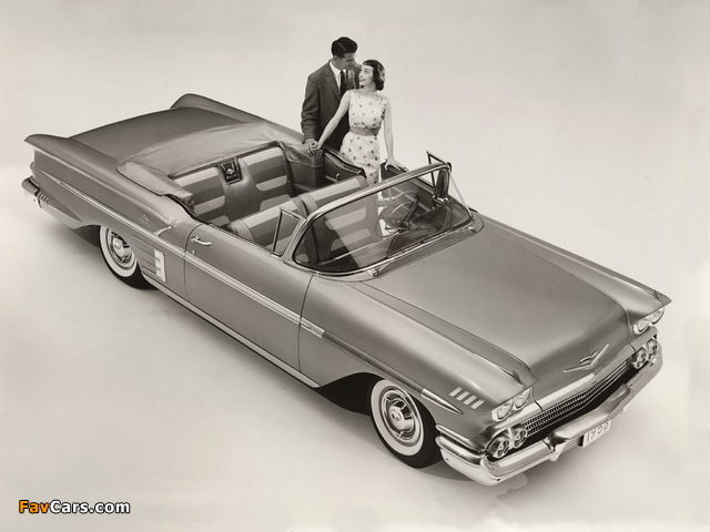 Chevrolet Bel Air Impala Convertible 1958 pictures (640 x 480)
