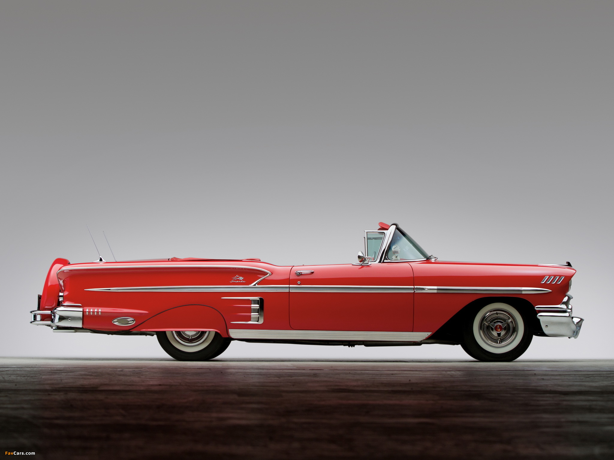 Chevrolet Bel Air Impala Convertible (F1867) 1958 pictures (2048 x 1536)