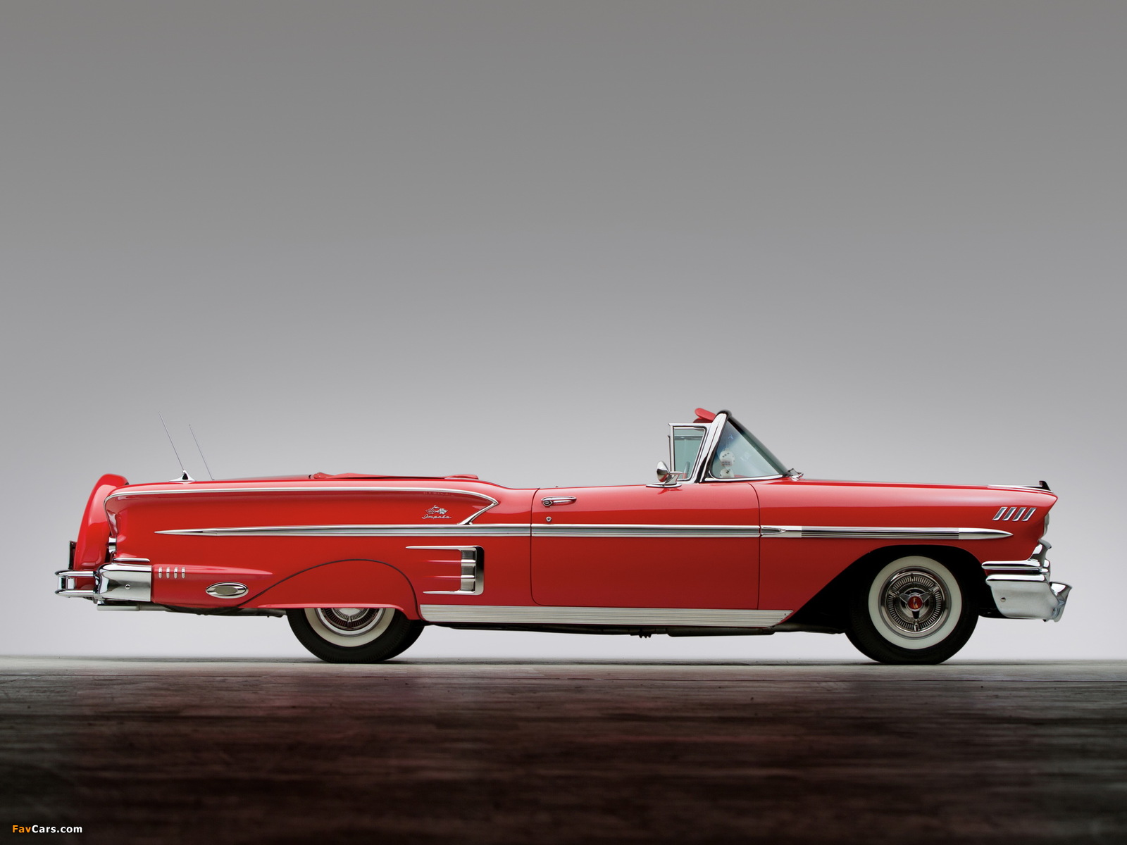 Chevrolet Bel Air Impala Convertible (F1867) 1958 pictures (1600 x 1200)