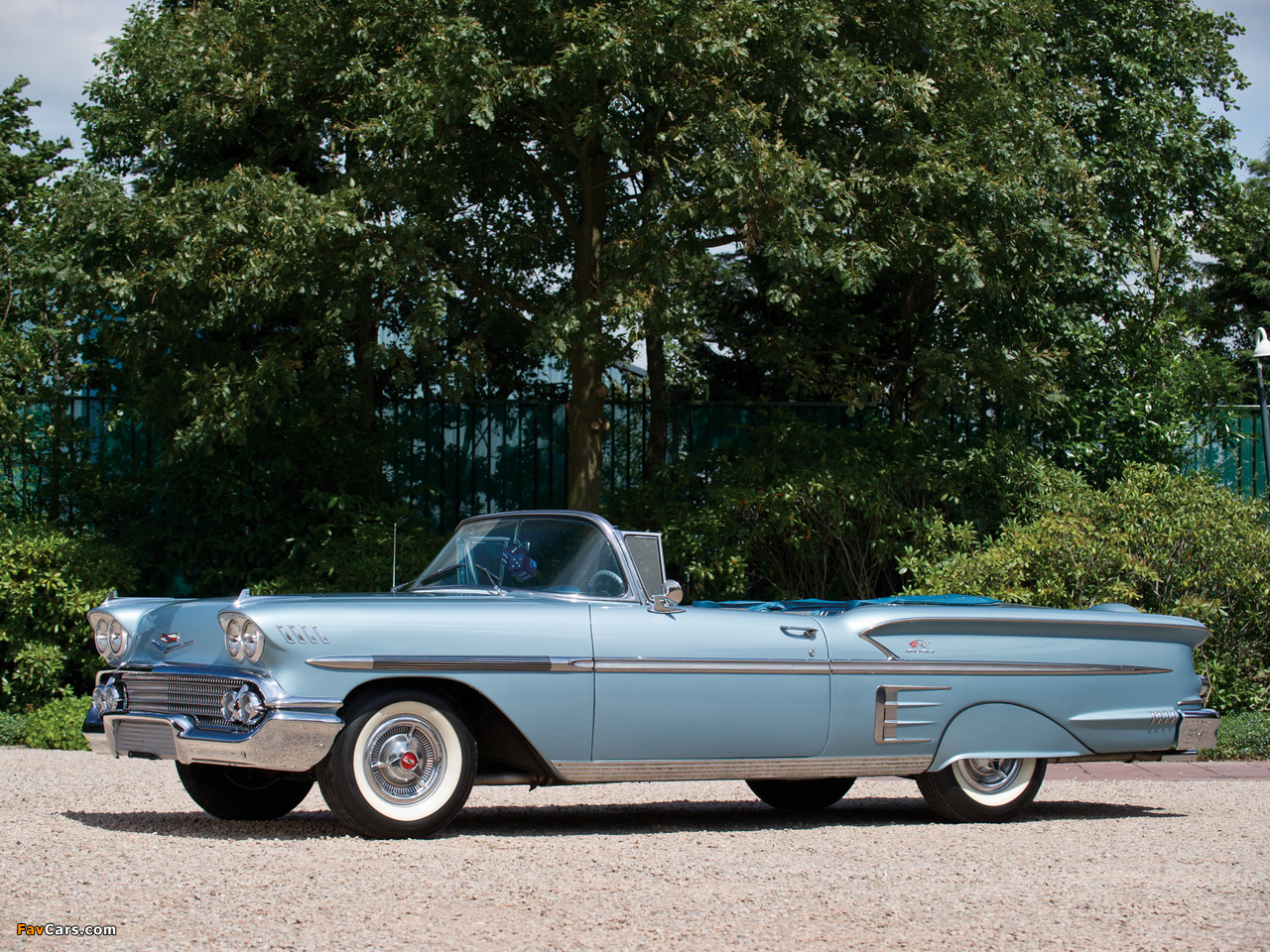 Chevrolet Bel Air Impala Convertible (F1867) 1958 pictures (1280 x 960)