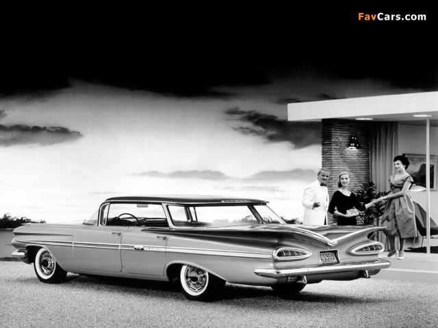 Chevrolet Impala Sport Sedan 1959 wallpapers (640 x 480)