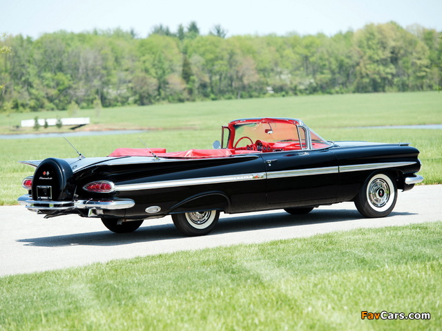 Chevrolet Impala Convertible 1959 wallpapers (640 x 480)