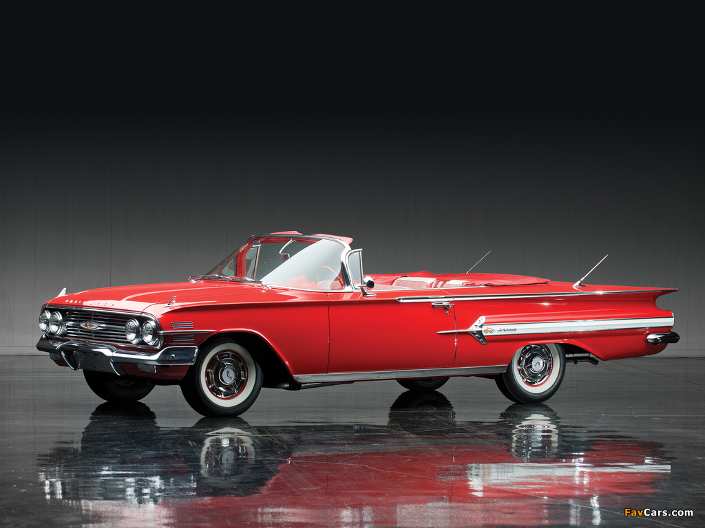 Chevrolet Impala Convertible 1960 photos (1024 x 768)