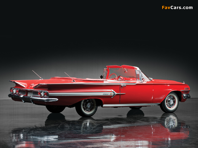 Chevrolet Impala Convertible 1960 photos (640 x 480)