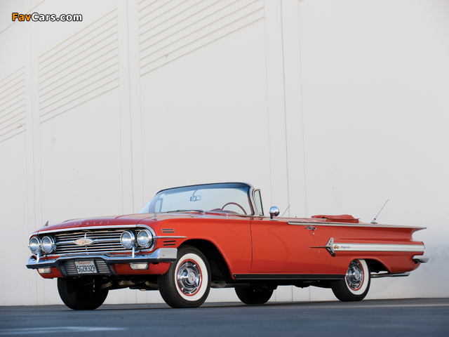 Chevrolet Impala 348 Special Turbo-Thrust Convertible 1960 photos (640 x 480)