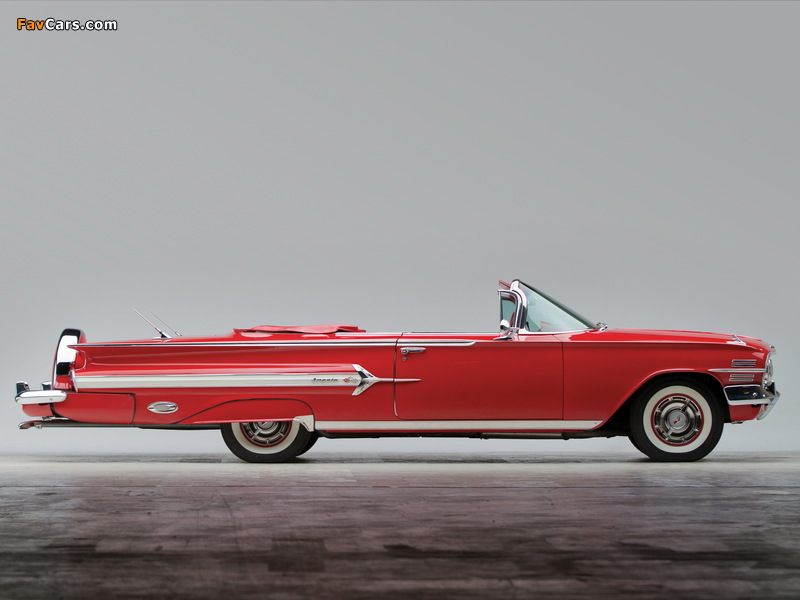 Chevrolet Impala 348 Special Turbo-Thrust Convertible 1960 pictures (800 x 600)