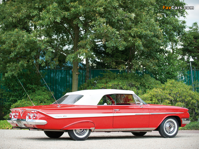 Chevrolet Impala SS 409 Convertible 1961 pictures (640 x 480)