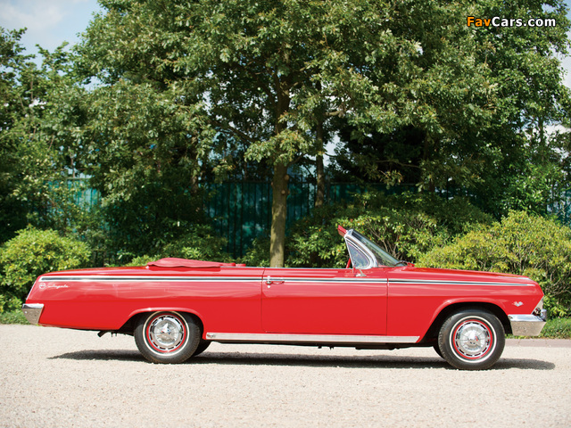 Chevrolet Impala Convertible 1962 photos (640 x 480)