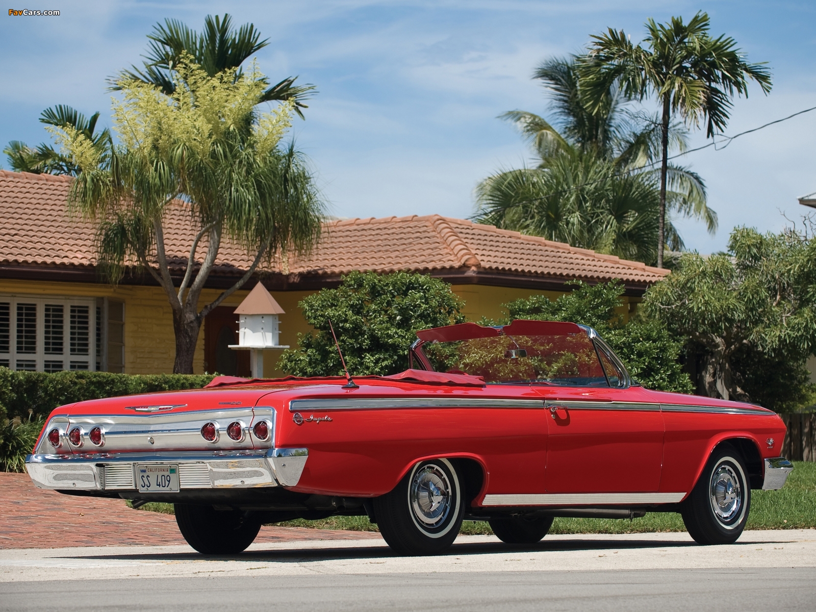 Chevrolet Impala SS 409 Convertible 1962 wallpapers (1600 x 1200)