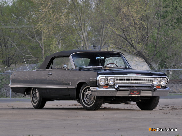Chevrolet Impala SS Convertible (1467) 1963 images (640 x 480)