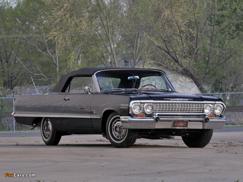 Chevrolet Impala SS Convertible (1467) 1963 images (800 x 600)