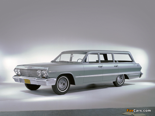 Chevrolet Impala Station Wagon 1963 pictures (640 x 480)