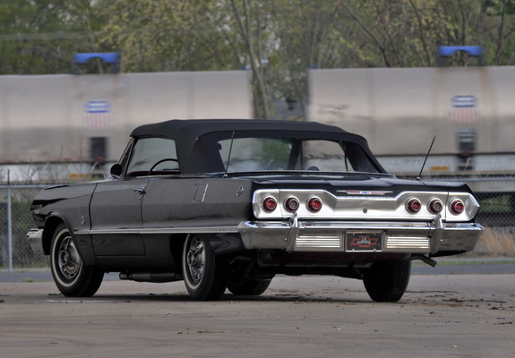 Chevrolet Impala SS Convertible (1467) 1963 wallpapers