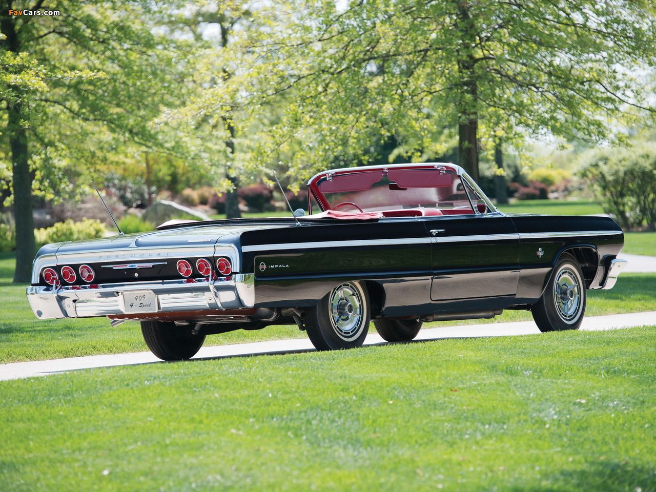 Chevrolet Impala SS Convertible (13/14-67) 1964 wallpapers (1280 x 960)
