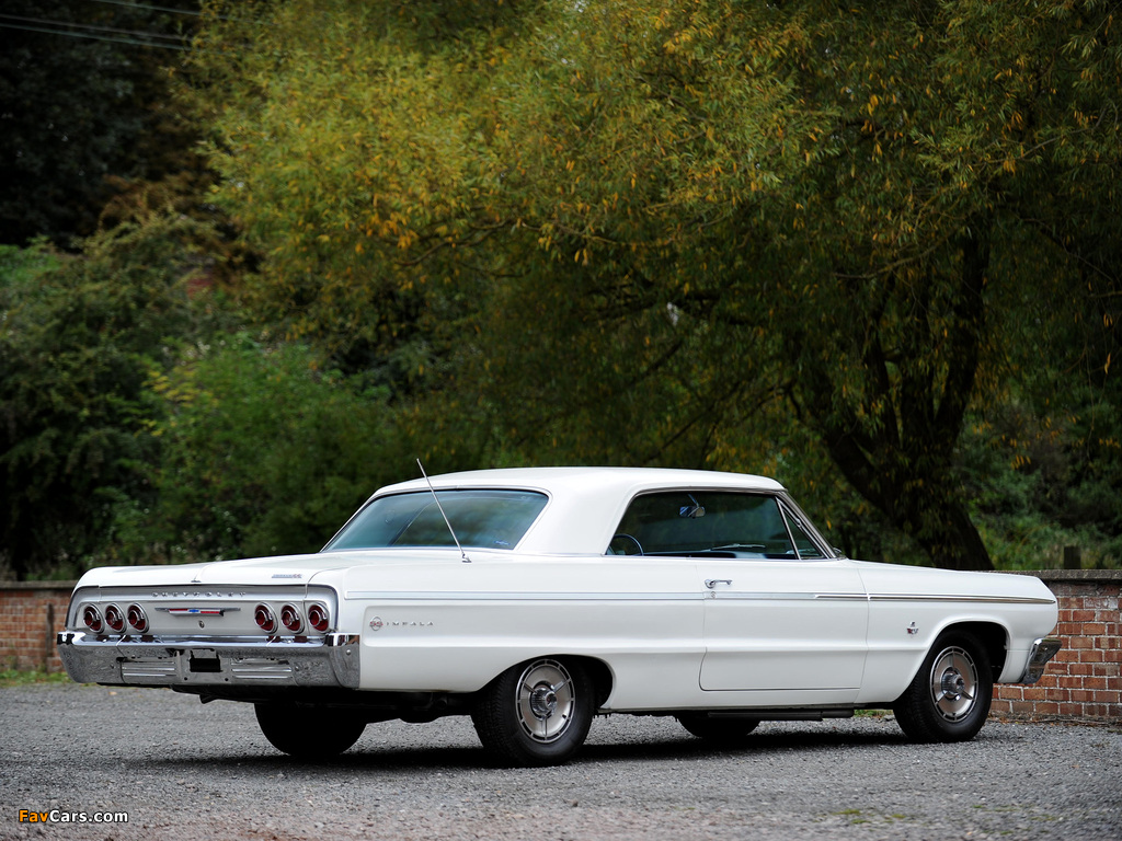 Chevrolet Impala SS Sport Coupe (13/14-47) 1964 wallpapers (1024 x 768)