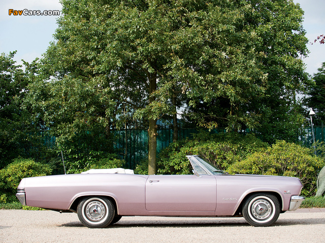 Chevrolet Impala SS Convertible 1965 wallpapers (640 x 480)