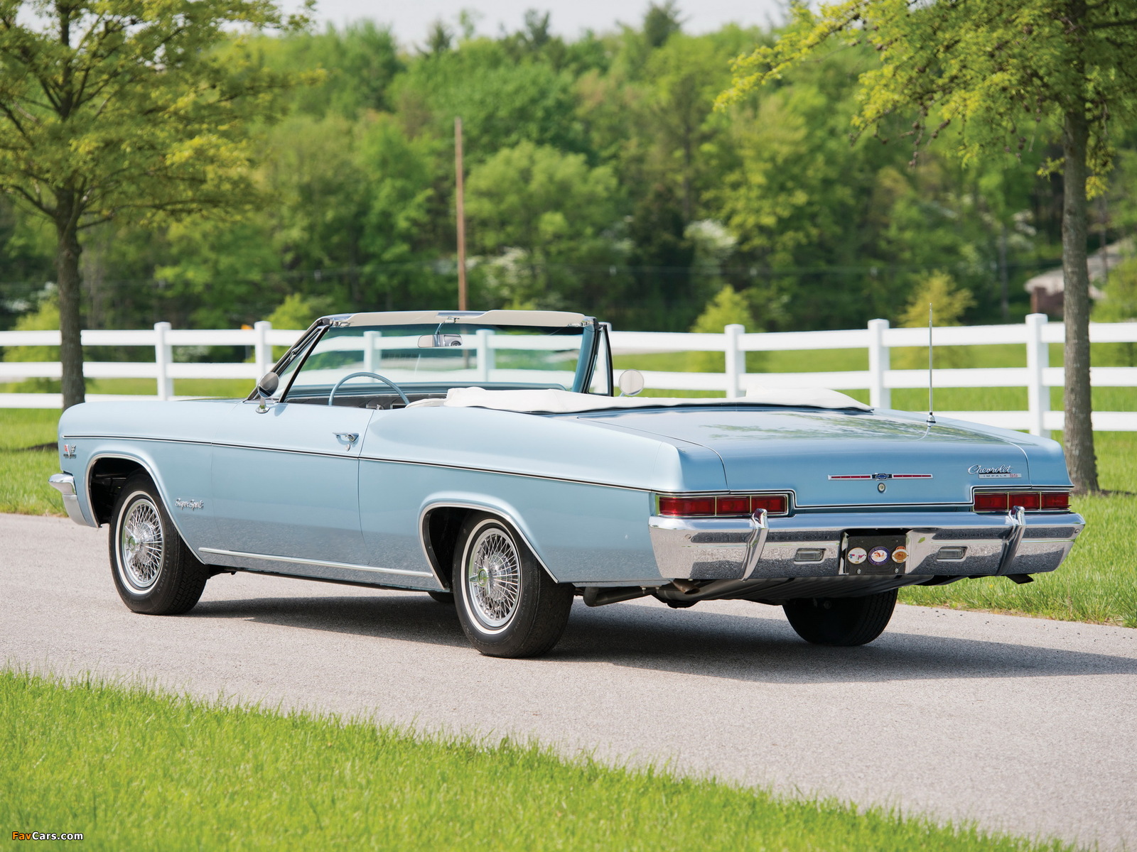 Chevrolet Impala SS 396/325 Convertible (6867) 1966 pictures (1600 x 1200)